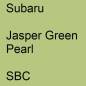 Preview: Subaru, Jasper Green Pearl, SBC.